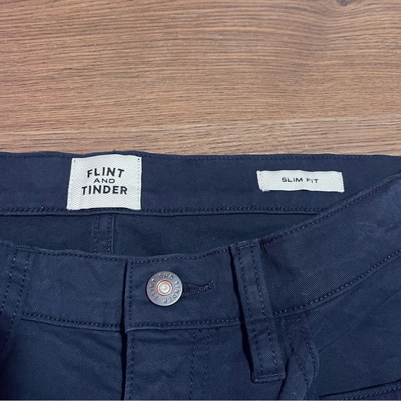 Flint and Tinder Pants Men's Size 31 x 30 Dark Navy 365 5-Pocket Pant Huckberry - Picture 10 of 15